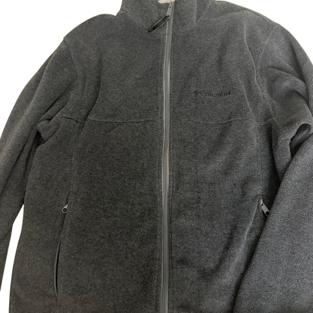 Columbia Men’s Black Full Zip Fleece Jacket Size M